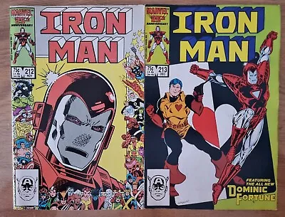 Buy Iron Man (1968 1st Series) Issue 212 And 213 • 9£