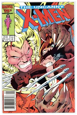 Buy Uncanny X-Men  # 213   NEAR MINT   Jan. 1987   Wolverine Vs Sabretooth Cvr & Str • 43.69£