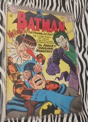 Buy Batman #186 1st Appearance Gaggy The Clown Joker's  Robin  Silver Age DC • 126.27£