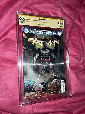Buy Batman #22 Rebirth 3-D Lenticular Variant CBCS 9.6 Signed By Tom King • 31.97£