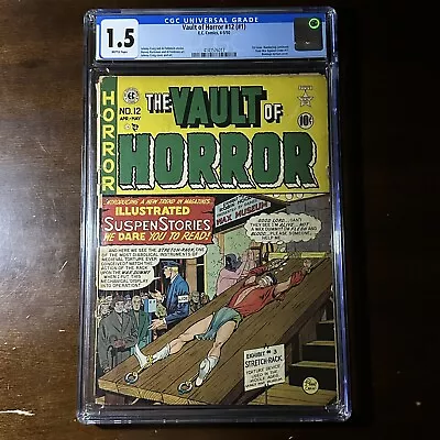 Buy Vault Of Horror #12 (1950) -  Horror! PCH! 1st Issue! - CGC 1.5 • 1,104.23£