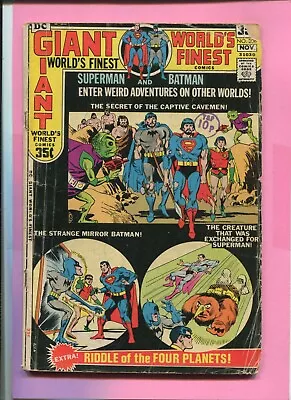 Buy World's Finest # 206 - 68 Page Giant - Superman & Batman - Dick Giordano Cover • 4.99£
