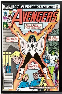 Buy Avengers 227 1983 Newsstand 7.0 Fn/vf 2nd App Monica Rambeau As Capt Marvel • 50.72£