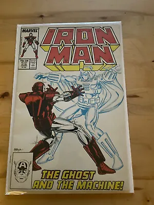 Buy Iron Man #219 1st App. Of The Ghost (MCU Key) 1987 Marvel Bob Layton Art 8.0-9.0 • 28.95£