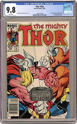 Buy Thor #338D CGC 9.8 1983 3961415009 • 90.92£