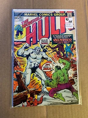 Buy Incredible Hulk #162 1st Appearance Of Wendigo 1973 FN  • 70.95£