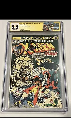 Buy X-MEN #94 SS CGC 5.5 Signed Claremont New X-Men Begin Key 2nd Appearance 1975 • 553.43£