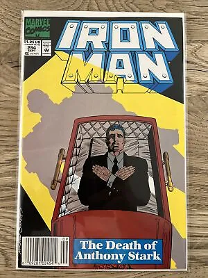 Buy Marvel Comics Iron Man #284 1st Rhodes As War Machine Newsstand Variant • 13.99£