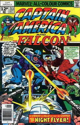 Buy Captain America (1968) # 213 UK Price (5.0-VGF) Night Flyer 1977 • 9£