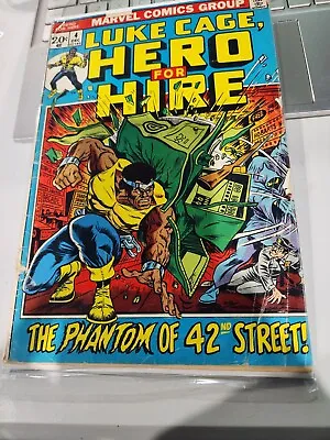 Buy Hero For Hire #4 (Dec 1972, Marvel Comics) Luke Cage • 10.25£