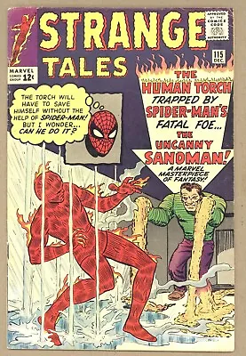 Buy Strange Tales 115 (VG) 4th App Doctor Strange, 2nd App Sandman! 1963 Marvel V730 • 299.60£
