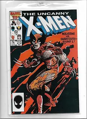 Buy The Uncanny X-men #212 1986 Very Fine-near Mint 9.0 1600 Wolverine Sabretooth • 18.68£