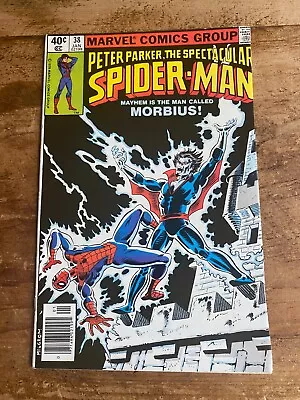 Buy Spectacular Spider-Man #38 Marvel Comics 1978 Morbius * • 9.45£
