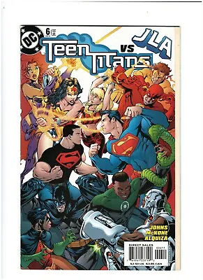 Buy Teen Titans #6 VF/NM 9.0 DC Comics 2004 Vs. JLA • 2.37£