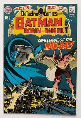 Buy (1970) DETECTIVE COMICS #400! 1st Appearance Of MAN BAT! NEAL ADAMS ART! • 475.79£