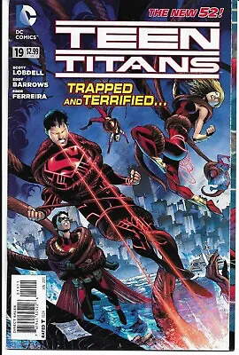 Buy TEEN TITANS #19 (June 2012) ~ The New 52 ~ VARIANT 'Main' COVER By EDDY BARROWS • 2.50£