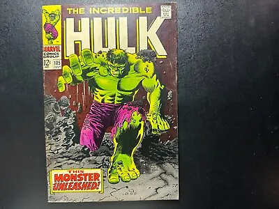 Buy Incredible Hulk #105 1968 Marvel Comic NICE • 52.31£