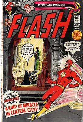 Buy Dc Comics Flash - 208 (barry Allen), August 1971 Rare Bronze Age Issue • 45£