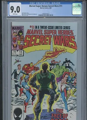 Buy Marvel Super Heroes Secret Wars #11 1985 CGC 9.0 • 27.67£
