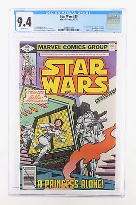 Buy Star Wars #30 - Marvel Comics 1979 CGC 9.4 1st Appearance Of Governor Corwyth, A • 27.98£