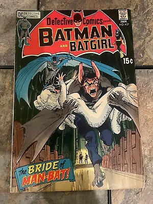 Buy Detective Comics #407 1970 Neal Adams Man-Bat First Appearance Of She-Bat KEY • 118.25£