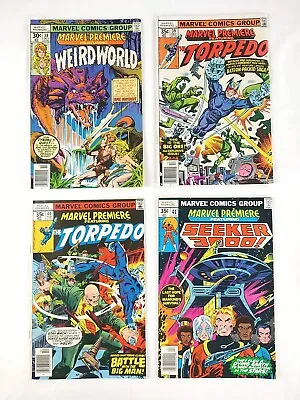 Buy Marvel Premiere #38 39 40 41 Lot (1977 Marvel Comics) Weirdworld Torpedo Seeker • 15.09£