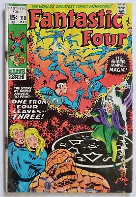 Buy Fantastic Four #110 1st Cover App Agatha Harkness Marvel Comics 1971 MCU Key   • 5.53£