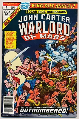 Buy John Carter, Warlord Of Mars Annual (Marvel, 1978) #2 FN • 2.98£