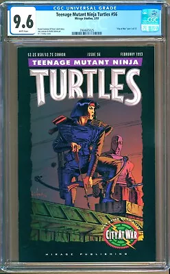 Buy Teenage Mutant Ninja Turtles #56 (1993) CGC 9.6  WP Lawson  City At War  Part 7 • 80.42£