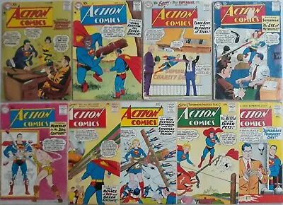 Buy Action Comics 237, 238, 257, 250, 267, 275, 276, 277, 282, Superman, Braniac 5 • 377.63£