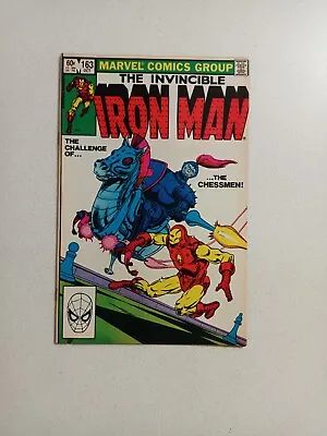 Buy Iron Man #163 | High Grade! | 1st Obadiah Stane & Chessmen | Marvel 1982 • 27.22£