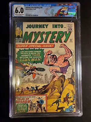 Buy Journey Into Mystery 97 CGC 6.0, 1st App Of Surtur And Ymir, The Origin Of Odin! • 500.50£