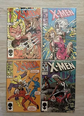 Buy Uncanny X-Men Marvel Comics Issues 213 214 215 216  Betsy Braddock Pyslocke BWS • 29.99£