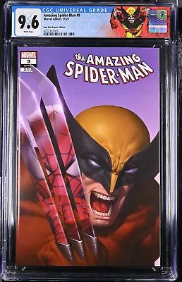Buy Amazing Spider-Man 9 CGC 9.6 Incredible Hulk #340 Cover Homage • 71.09£