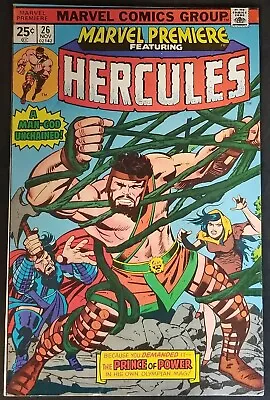 Buy  Marvel Premiere Featuring Hercules #26 Marvel Comics 1975 C1 • 23.62£