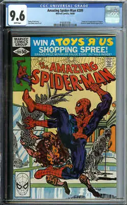 Buy Amazing Spider-man #209 Cgc 9.6 White Pages // 1st Appearance Calypso 1980 • 120.09£