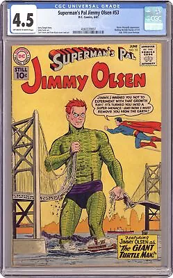 Buy Superman's Pal Jimmy Olsen #53 CGC 4.5 1961 4360339007 • 116.62£