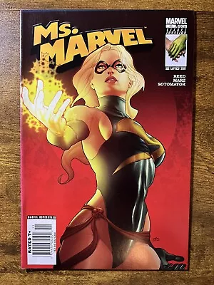 Buy Ms Marvel 31 Extremely Rare Newsstand Variant Gorgeous Frank Martin Cover 2008 • 23.68£