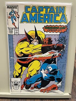 Buy Captain America #330 (1987) KEY! 1ST APP NIGHT SHIFT MARVEL COMICS • 8.96£