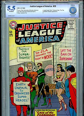 Buy Justice League Of America #28  CBCS 5.5 DC Comics JLA Silver Age 1964 B3 • 144.10£