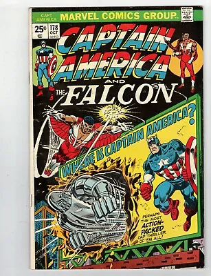 Buy CAPTAIN AMERICA & THE FALCON #178   Marvel Comics 1974  Fine • 4.74£