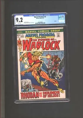 Buy Marvel Premiere #2 CGC 9.2 Warlock 1972 • 95.93£