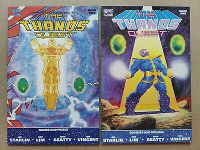 Buy Thanos Quest 1 VF 2 FN Complete Series 1st Prints Jim Starlin 1st Prints (2) • 23.06£