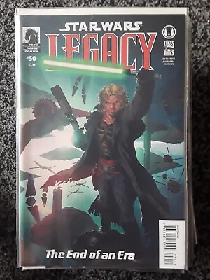 Buy Starwars Dark Horse Comic Legacy Issue 0 To 50 With Legacy War 6 Issues Comic  • 500£