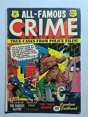 Buy All-famous Crime #8 Vg- (3.5) May 1951 Lb Cole Star Comics Read Description • 59.99£