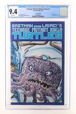 Buy Teenage Mutant Ninja Turtles #7 - Mirage Studios 1989 CGC 9.4 Wraparound Cover. • 93.86£