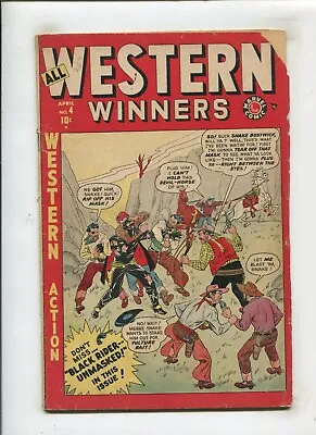Buy All Western Winners #4 (2.5/3.0) Black Rider!! 1949 • 39.41£