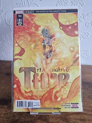 Buy The Mighty Thor #705 Death Of Mighty Thor Jane Foster 2018 • 4.95£