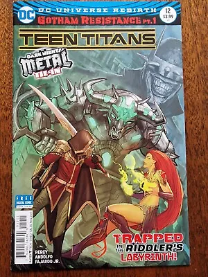 Buy Teen Titans #12 Cover A - Batman Who Laughs 1st App - 1st Printing - DC Comics • 45£