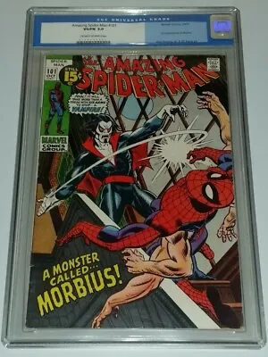 Buy Amazing Spiderman #101 Cgc 5.0 Cream To Off White Pages 1st Morbius Romita (sa) • 599.99£